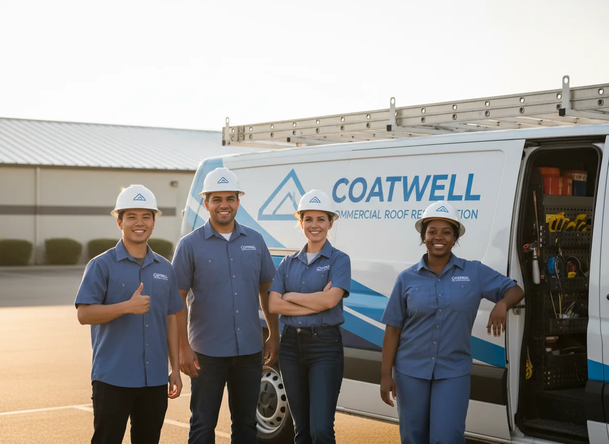 Commercial roof coating company in Plano, IL
